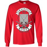 T-Shirts Red / YS AoT Training Corps Youth Long Sleeve T-Shirt