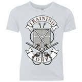 T-Shirts Heather White / YXS AoT Training Corps Youth Triblend T-Shirt