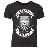 T-Shirts Vintage Black / YXS AoT Training Corps Youth Triblend T-Shirt