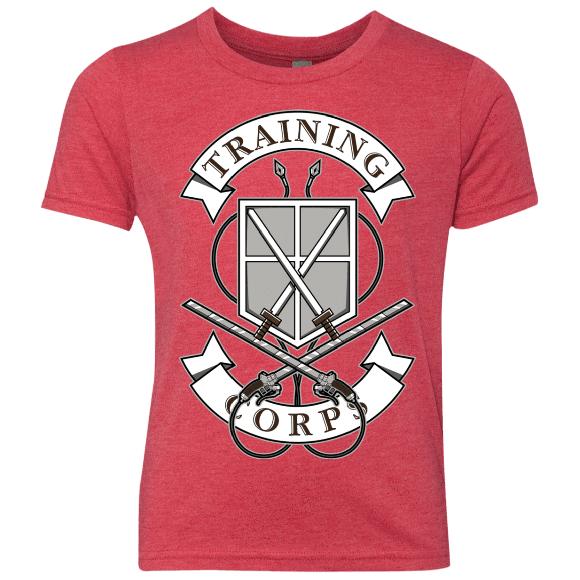 T-Shirts Vintage Red / YXS AoT Training Corps Youth Triblend T-Shirt