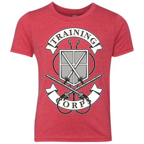 T-Shirts Vintage Red / YXS AoT Training Corps Youth Triblend T-Shirt