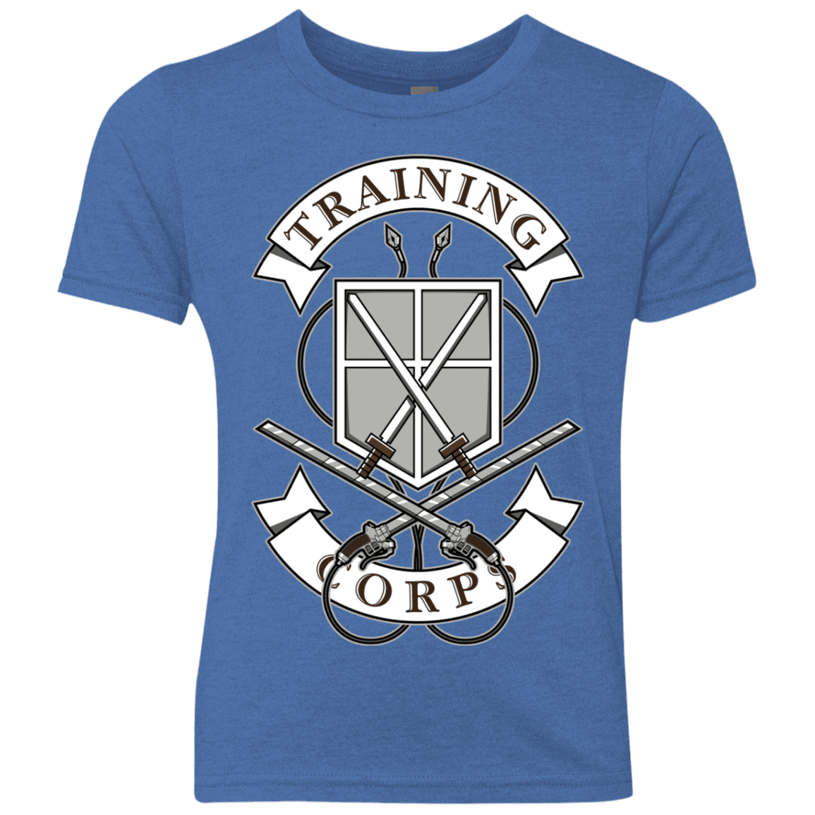 T-Shirts Vintage Royal / YXS AoT Training Corps Youth Triblend T-Shirt