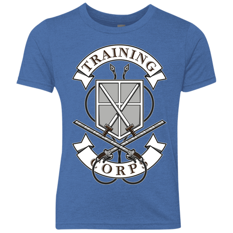 T-Shirts Vintage Royal / YXS AoT Training Corps Youth Triblend T-Shirt