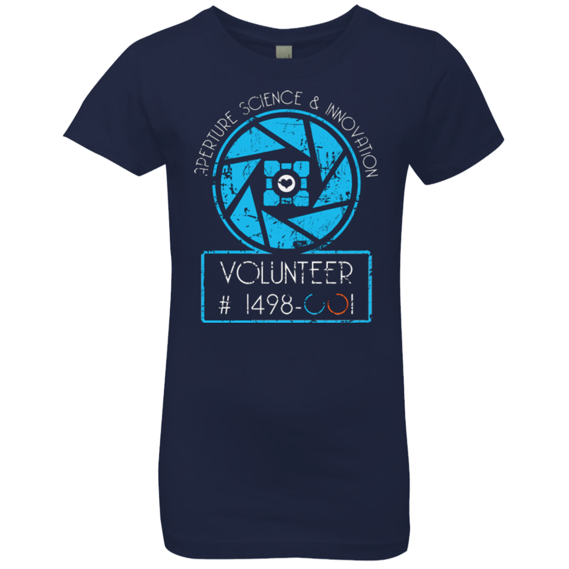 T-Shirts Midnight Navy / YXS Aperture Volunteer Girls Premium T-Shirt