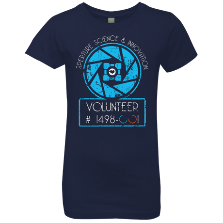 T-Shirts Midnight Navy / YXS Aperture Volunteer Girls Premium T-Shirt