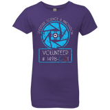 T-Shirts Purple Rush / YXS Aperture Volunteer Girls Premium T-Shirt