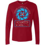 T-Shirts Cardinal / Small Aperture Volunteer Men's Premium Long Sleeve