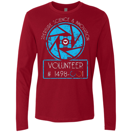 T-Shirts Cardinal / Small Aperture Volunteer Men's Premium Long Sleeve
