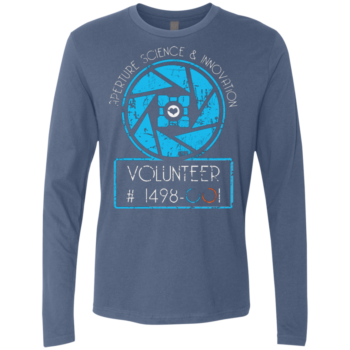 T-Shirts Indigo / Small Aperture Volunteer Men's Premium Long Sleeve