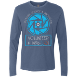 T-Shirts Indigo / Small Aperture Volunteer Men's Premium Long Sleeve