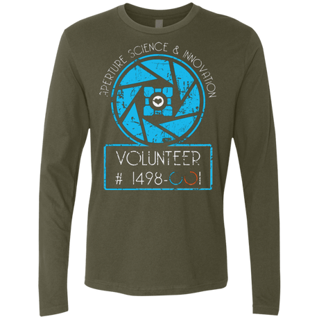 T-Shirts Military Green / Small Aperture Volunteer Men's Premium Long Sleeve