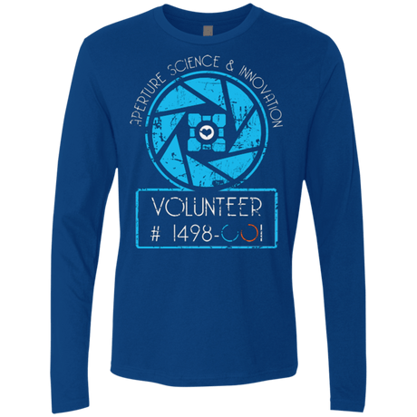 T-Shirts Royal / Small Aperture Volunteer Men's Premium Long Sleeve