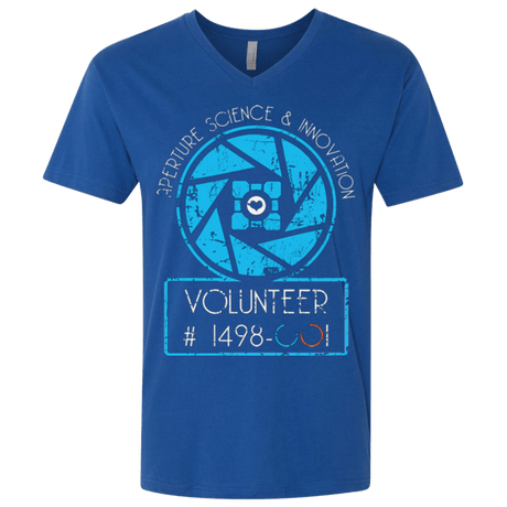 T-Shirts Royal / X-Small Aperture Volunteer Men's Premium V-Neck