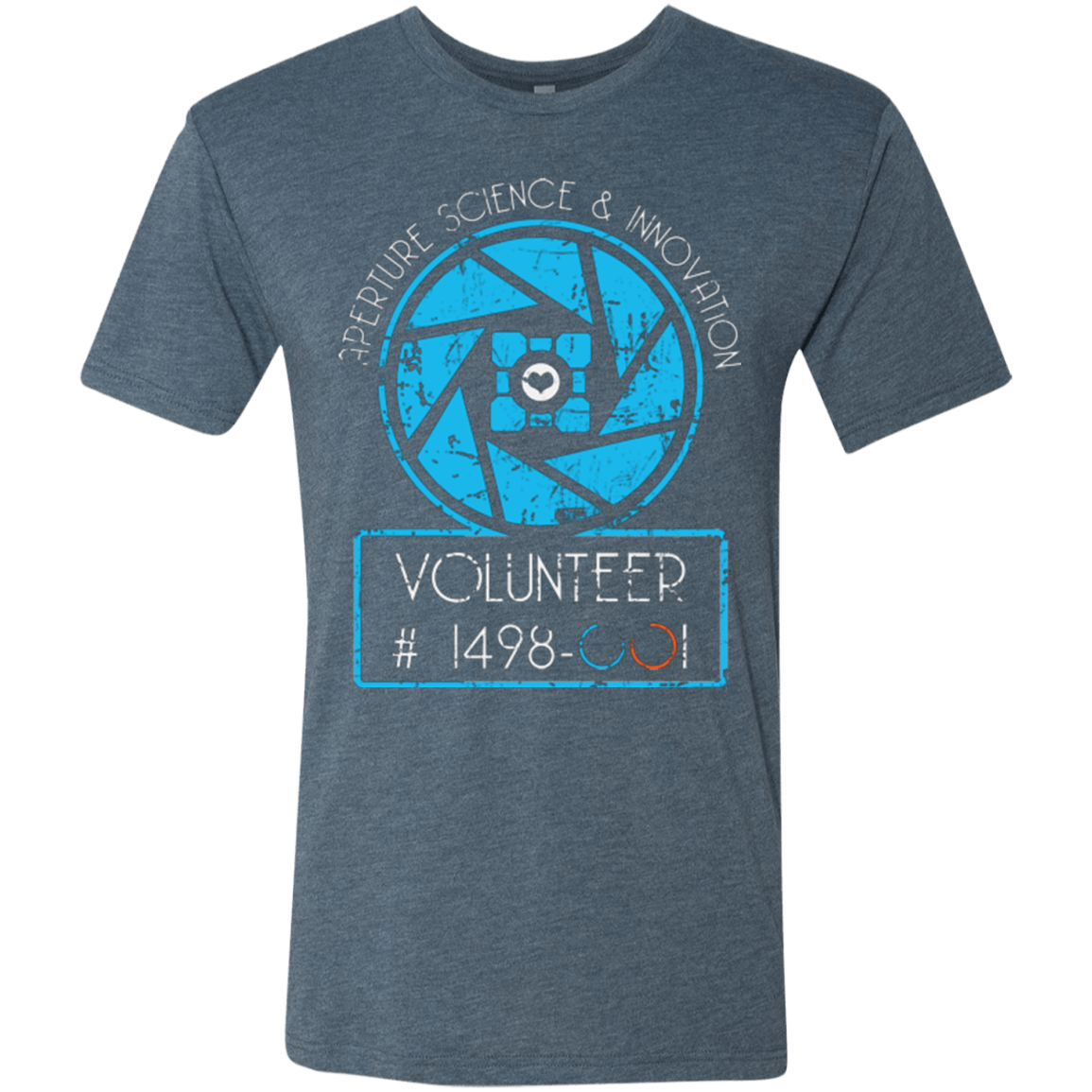 T-Shirts Indigo / Small Aperture Volunteer Men's Triblend T-Shirt