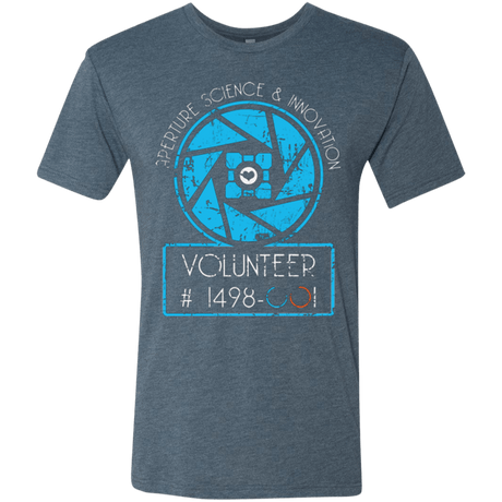 T-Shirts Indigo / Small Aperture Volunteer Men's Triblend T-Shirt