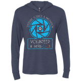 T-Shirts Vintage Navy / X-Small Aperture Volunteer Triblend Long Sleeve Hoodie Tee