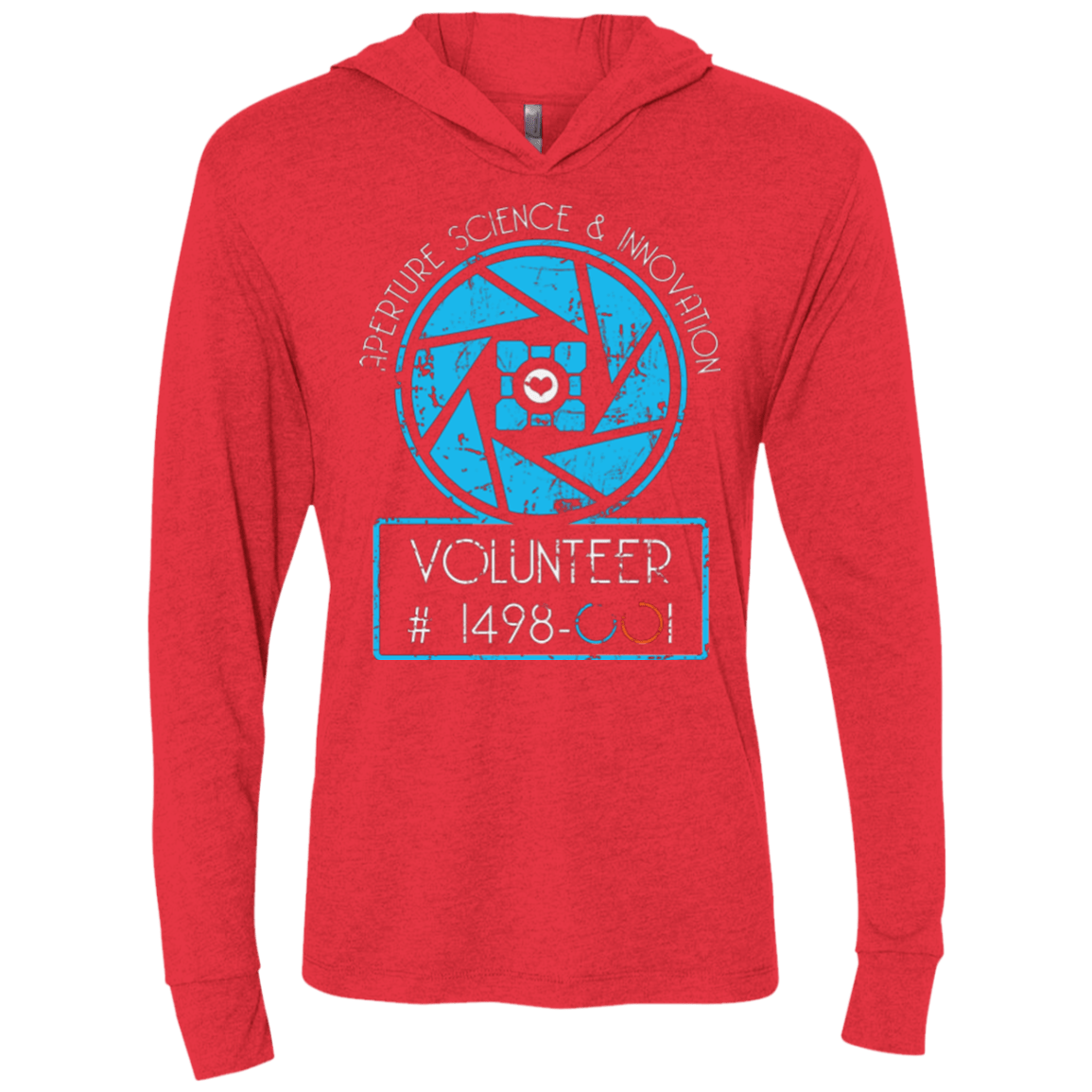 T-Shirts Vintage Red / X-Small Aperture Volunteer Triblend Long Sleeve Hoodie Tee