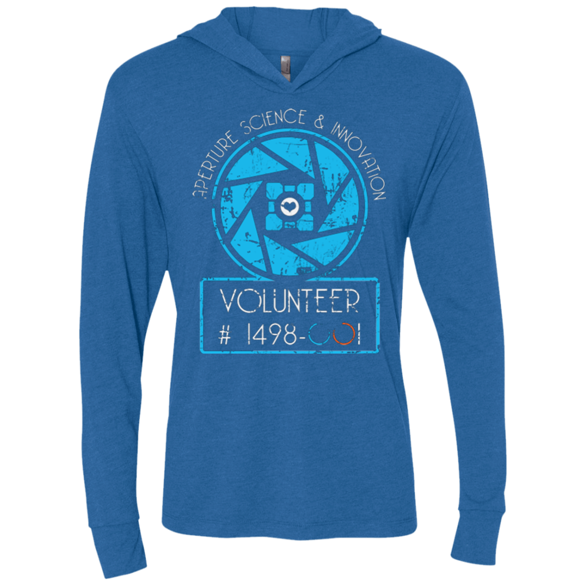 T-Shirts Vintage Royal / X-Small Aperture Volunteer Triblend Long Sleeve Hoodie Tee