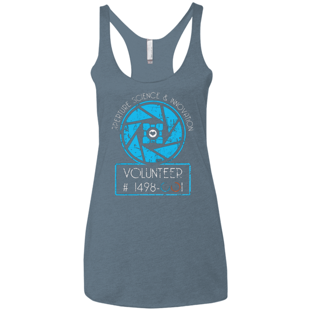 T-Shirts Indigo / X-Small Aperture Volunteer Women's Triblend Racerback Tank