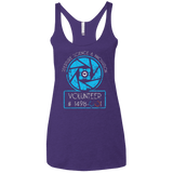 T-Shirts Purple / X-Small Aperture Volunteer Women's Triblend Racerback Tank