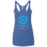 T-Shirts Vintage Royal / X-Small Aperture Volunteer Women's Triblend Racerback Tank