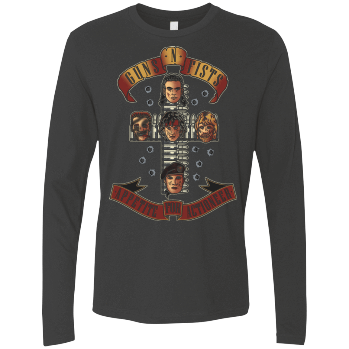 T-Shirts Heavy Metal / Small Appetite for Actioneer Men's Premium Long Sleeve