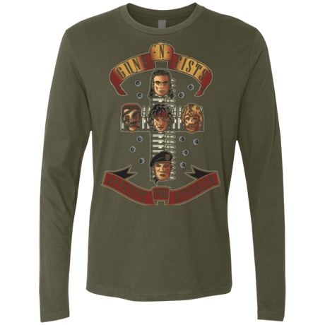T-Shirts Military Green / Small Appetite for Actioneer Men's Premium Long Sleeve