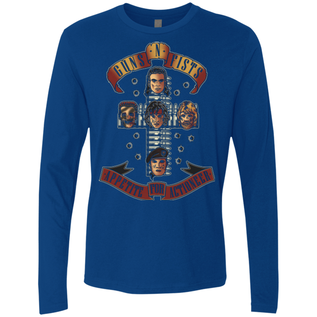 T-Shirts Royal / Small Appetite for Actioneer Men's Premium Long Sleeve