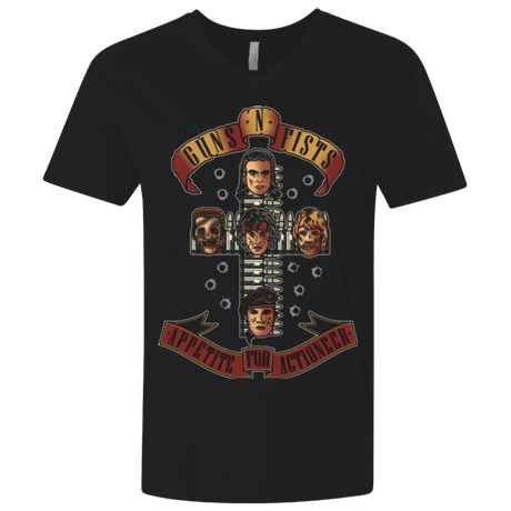 T-Shirts Black / X-Small Appetite for Actioneer Men's Premium V-Neck