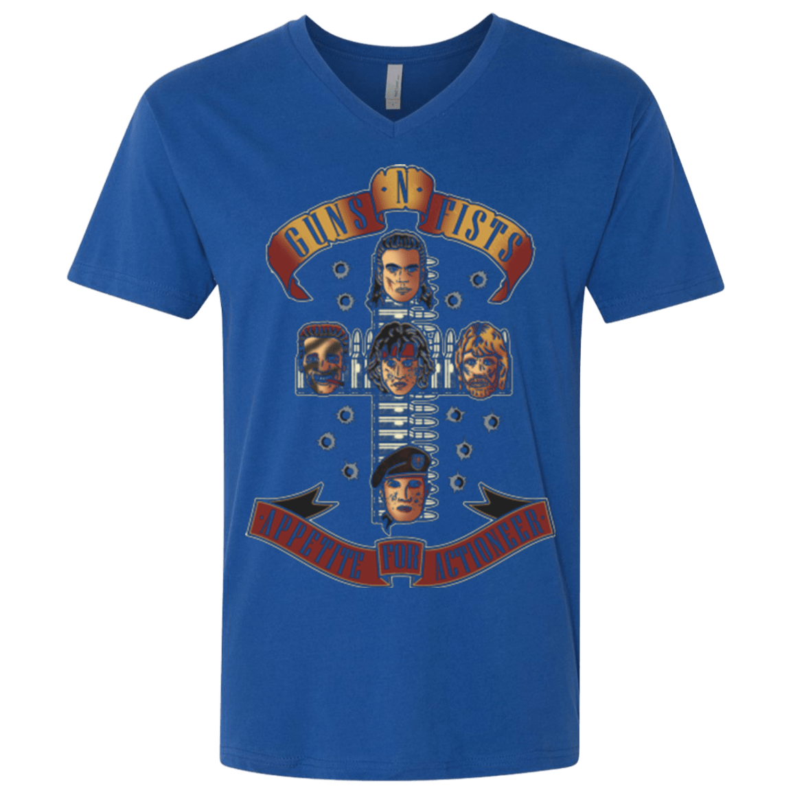 T-Shirts Royal / X-Small Appetite for Actioneer Men's Premium V-Neck