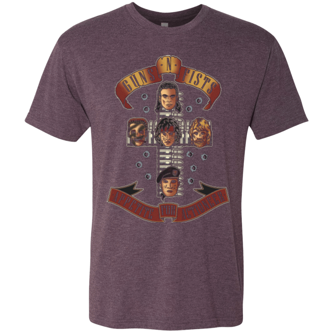 T-Shirts Vintage Purple / Small Appetite for Actioneer Men's Triblend T-Shirt