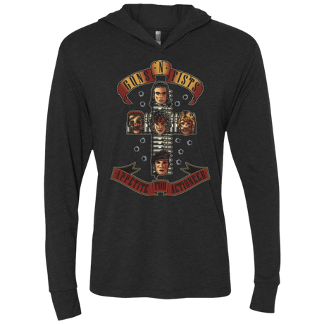 T-Shirts Vintage Black / X-Small Appetite for Actioneer Triblend Long Sleeve Hoodie Tee