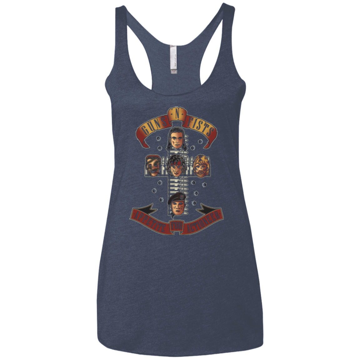 T-Shirts Vintage Navy / X-Small Appetite for Actioneer Women's Triblend Racerback Tank