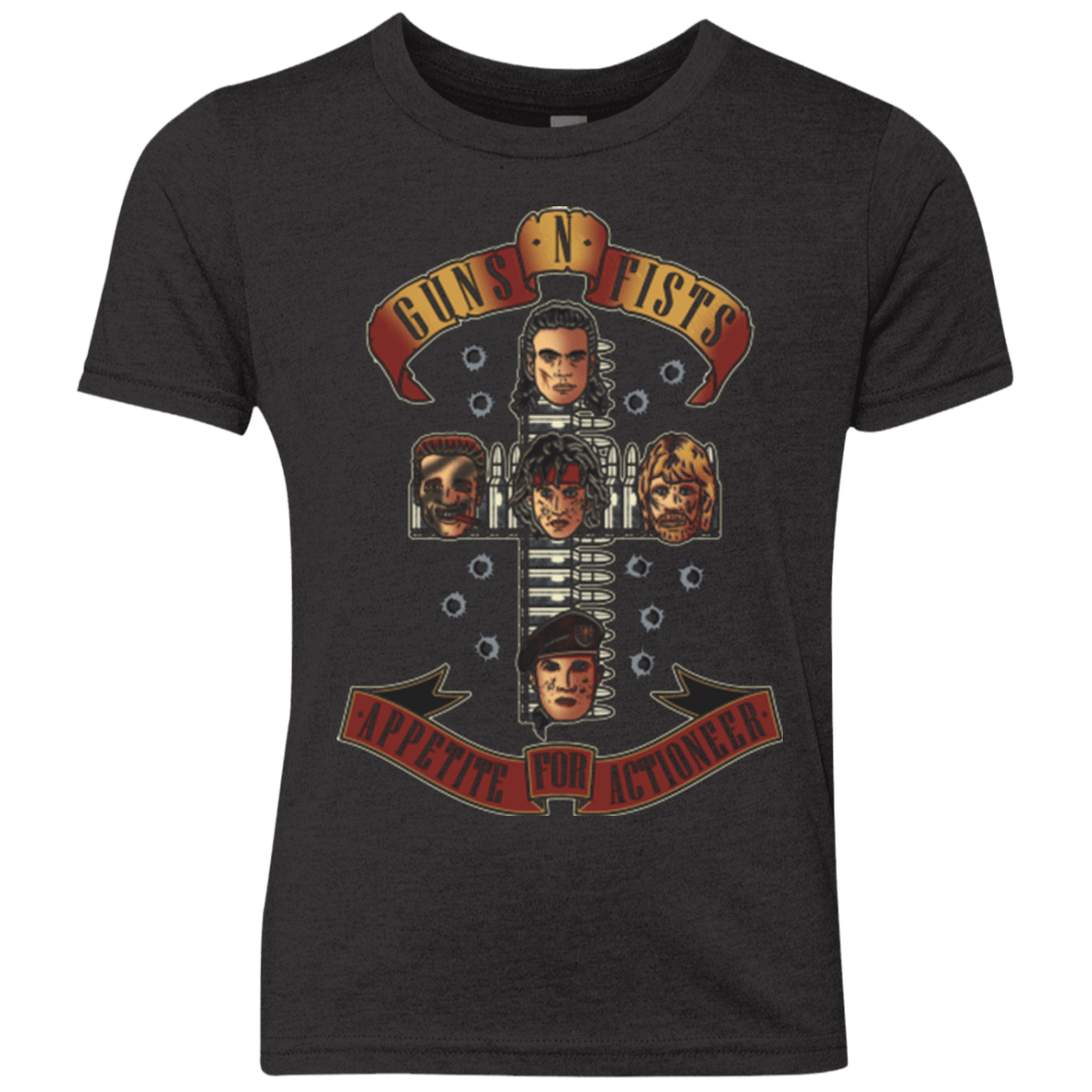 T-Shirts Vintage Black / YXS Appetite for Actioneer Youth Triblend T-Shirt
