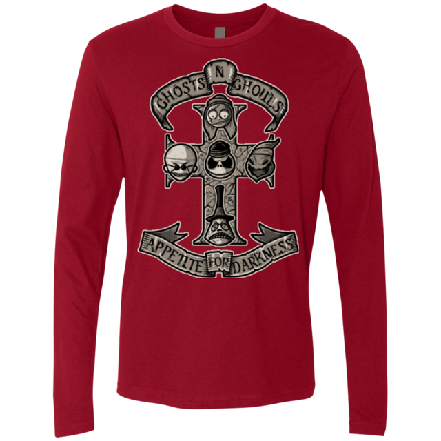 T-Shirts Cardinal / Small APPETITE FOR DARKNESS Men's Premium Long Sleeve