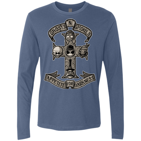 T-Shirts Indigo / Small APPETITE FOR DARKNESS Men's Premium Long Sleeve