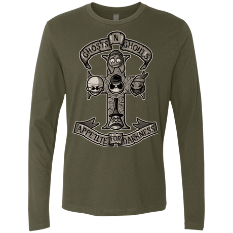 T-Shirts Military Green / Small APPETITE FOR DARKNESS Men's Premium Long Sleeve