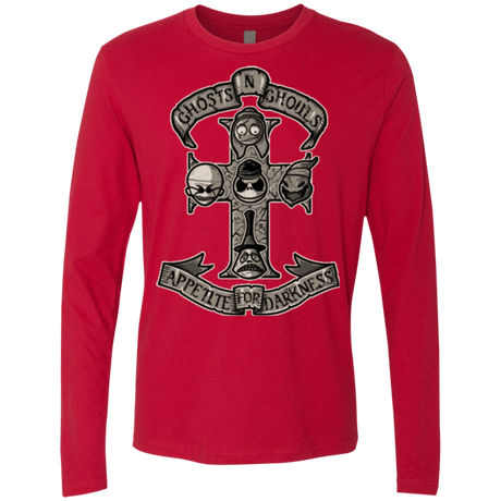 T-Shirts Red / Small APPETITE FOR DARKNESS Men's Premium Long Sleeve