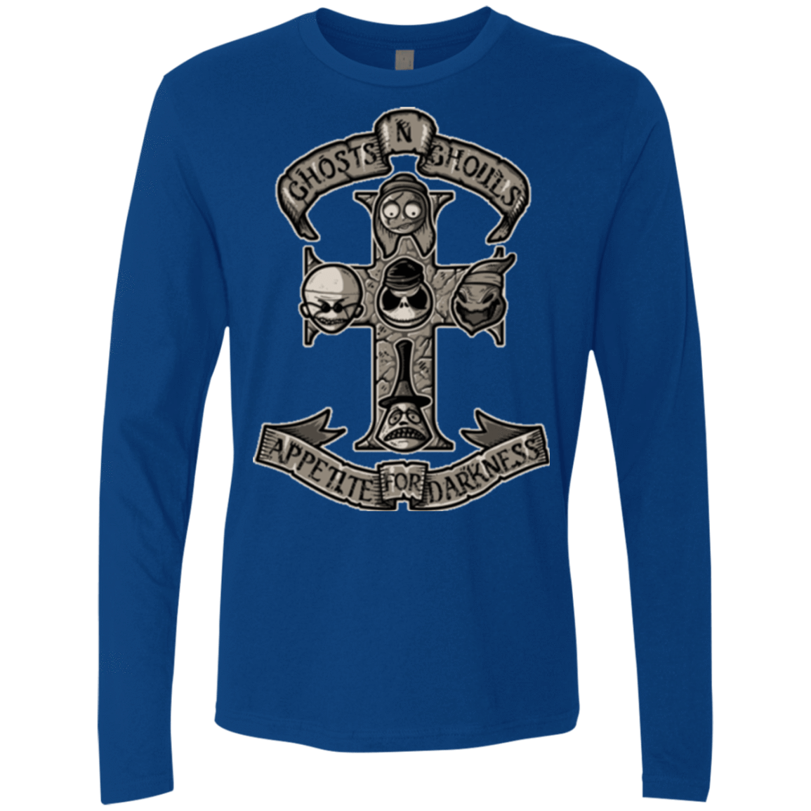 T-Shirts Royal / Small APPETITE FOR DARKNESS Men's Premium Long Sleeve