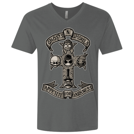 T-Shirts Heavy Metal / X-Small APPETITE FOR DARKNESS Men's Premium V-Neck