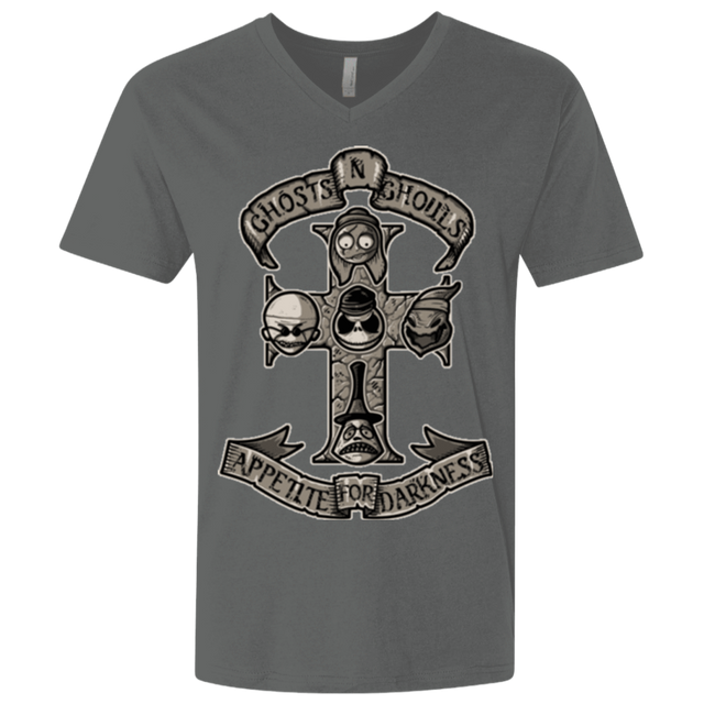 T-Shirts Heavy Metal / X-Small APPETITE FOR DARKNESS Men's Premium V-Neck