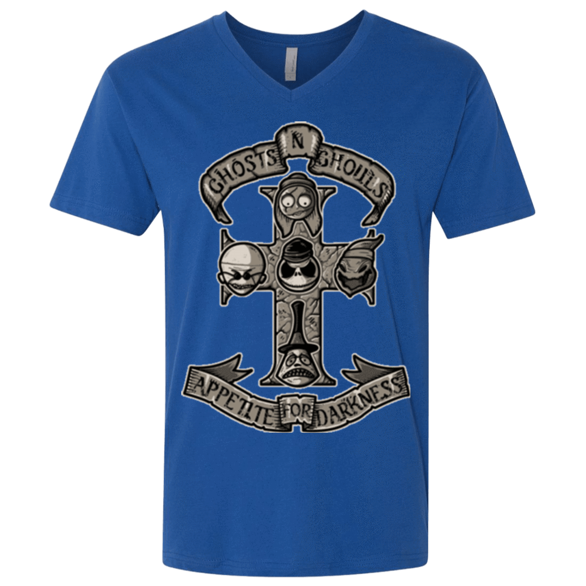 T-Shirts Royal / X-Small APPETITE FOR DARKNESS Men's Premium V-Neck