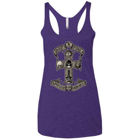 T-Shirts Purple / X-Small APPETITE FOR DARKNESS Women's Triblend Racerback Tank