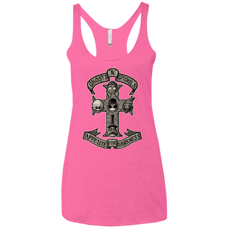 T-Shirts Vintage Pink / X-Small APPETITE FOR DARKNESS Women's Triblend Racerback Tank