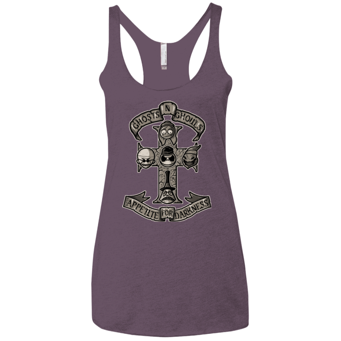 T-Shirts Vintage Purple / X-Small APPETITE FOR DARKNESS Women's Triblend Racerback Tank