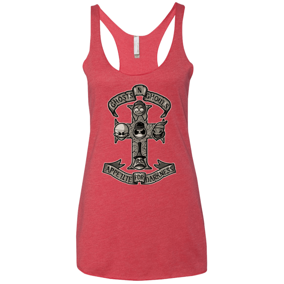 T-Shirts Vintage Red / X-Small APPETITE FOR DARKNESS Women's Triblend Racerback Tank