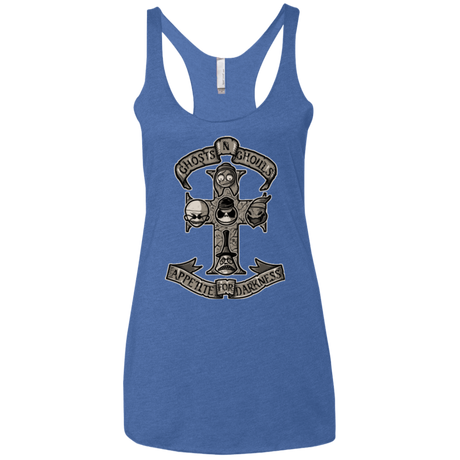 T-Shirts Vintage Royal / X-Small APPETITE FOR DARKNESS Women's Triblend Racerback Tank