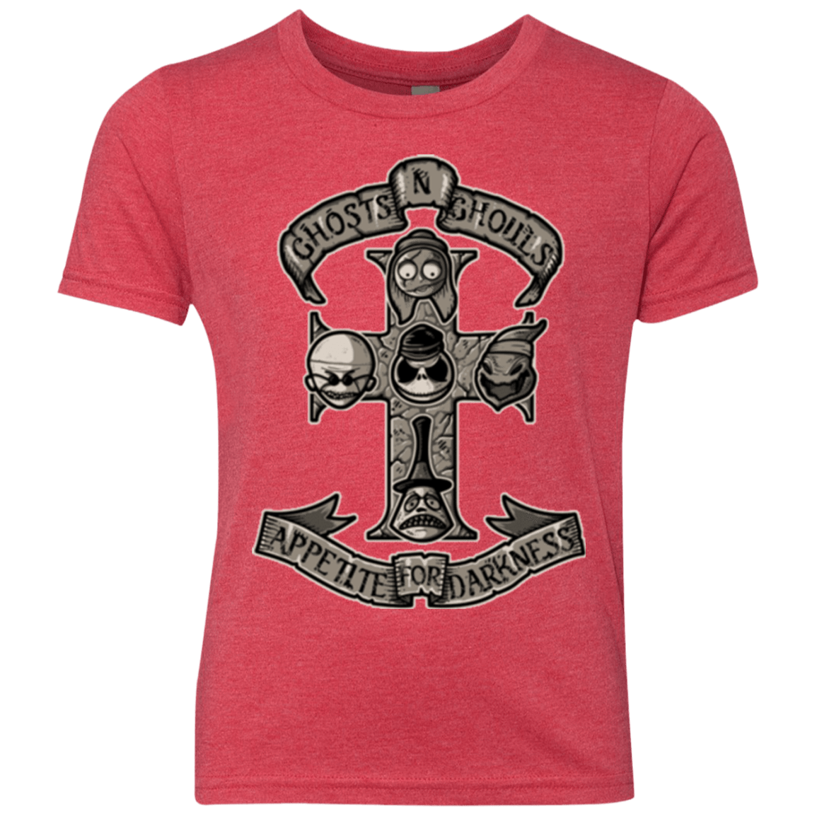 T-Shirts Vintage Red / YXS APPETITE FOR DARKNESS Youth Triblend T-Shirt