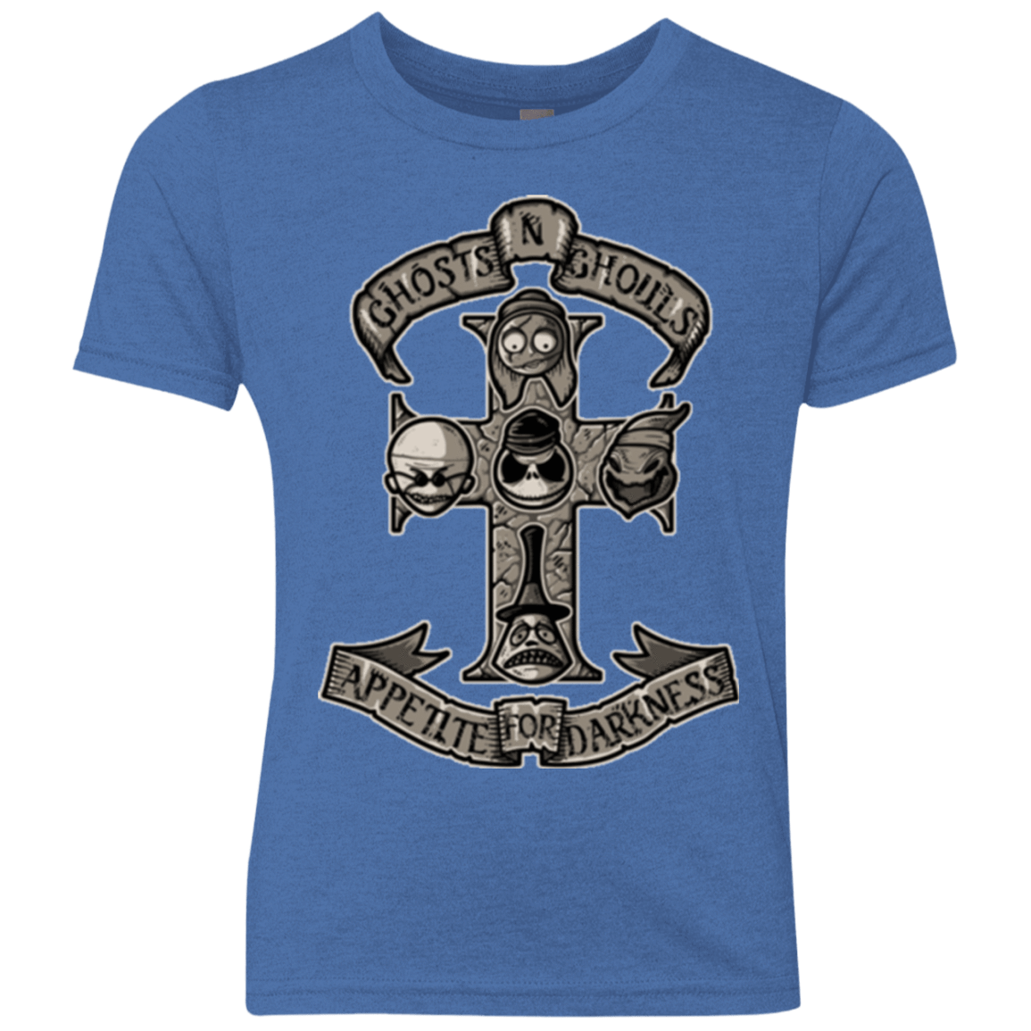 T-Shirts Vintage Royal / YXS APPETITE FOR DARKNESS Youth Triblend T-Shirt