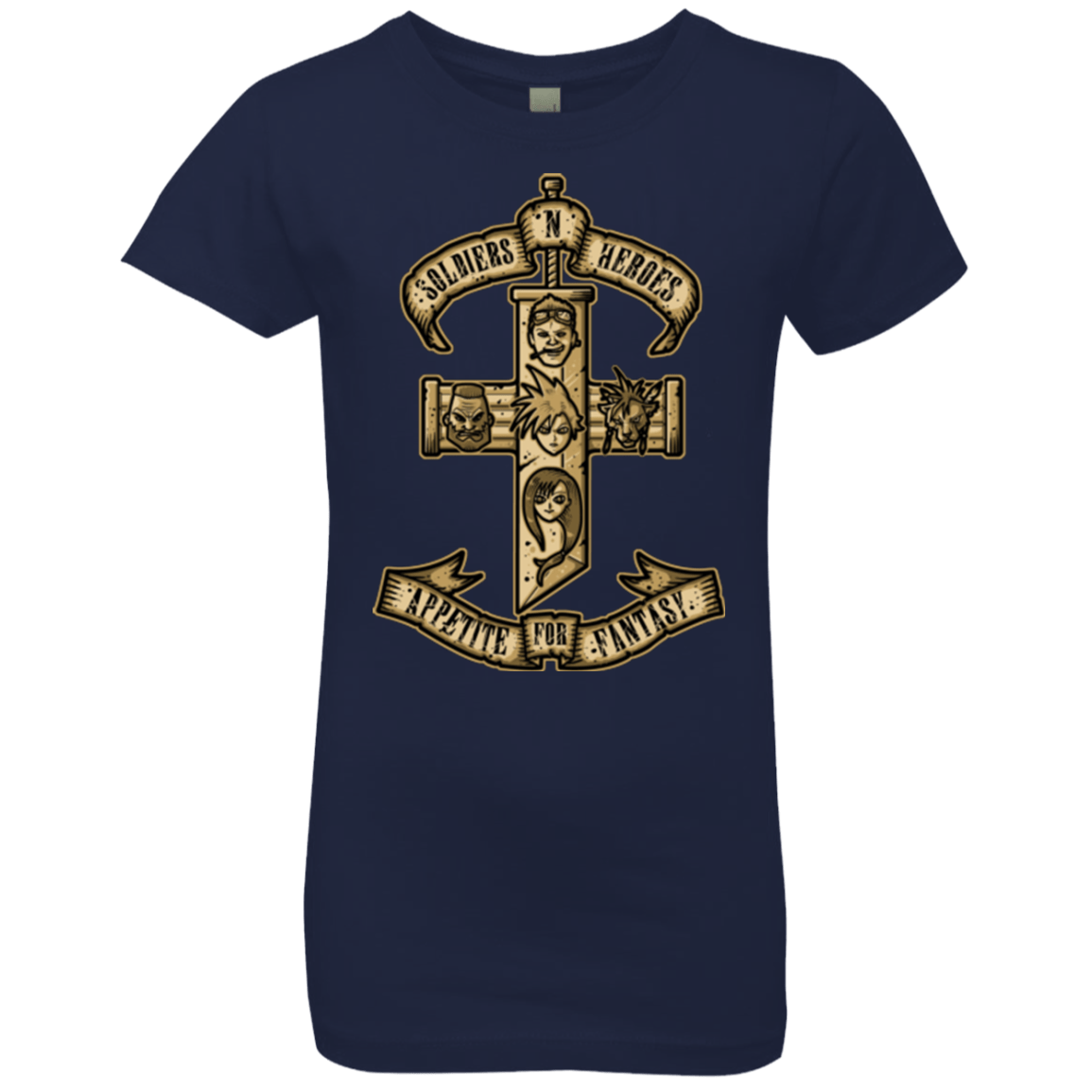 T-Shirts Midnight Navy / YXS APPETITE FOR FANTASY Girls Premium T-Shirt